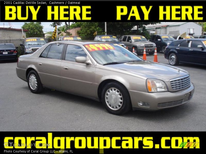 Cashmere / Oatmeal 2001 Cadillac DeVille Sedan