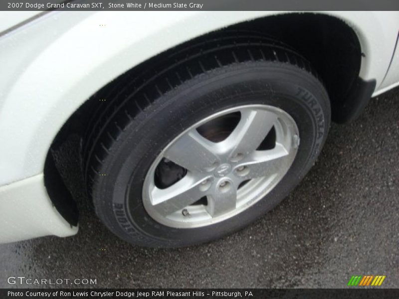 Stone White / Medium Slate Gray 2007 Dodge Grand Caravan SXT