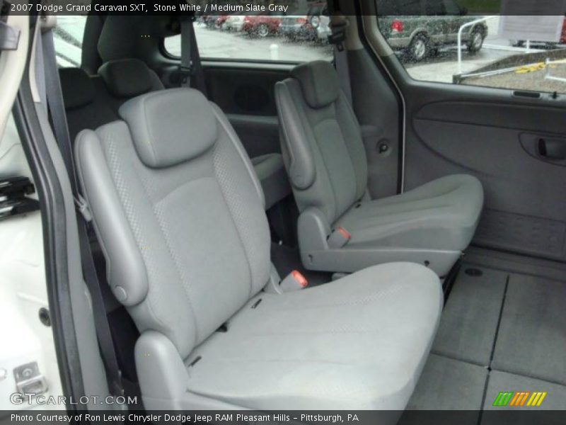 Stone White / Medium Slate Gray 2007 Dodge Grand Caravan SXT