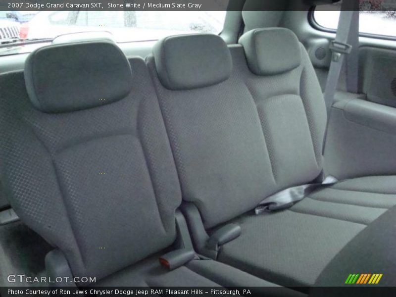 Stone White / Medium Slate Gray 2007 Dodge Grand Caravan SXT