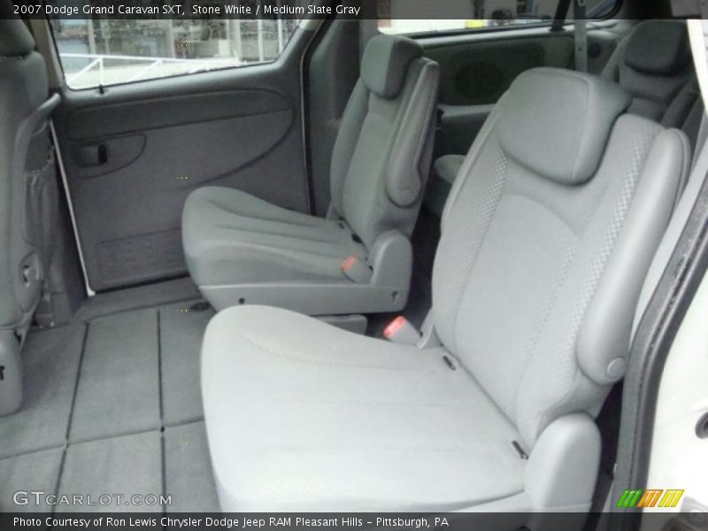 Stone White / Medium Slate Gray 2007 Dodge Grand Caravan SXT