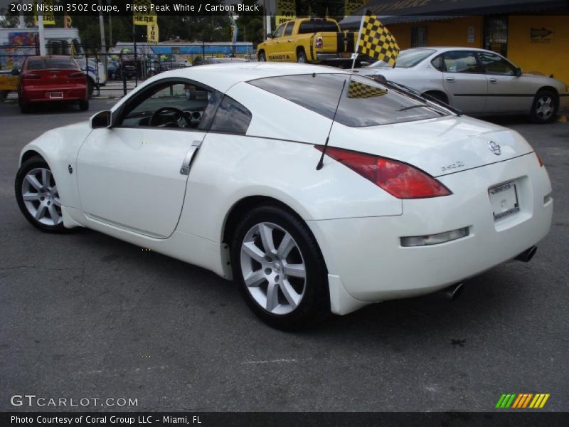 Pikes Peak White / Carbon Black 2003 Nissan 350Z Coupe