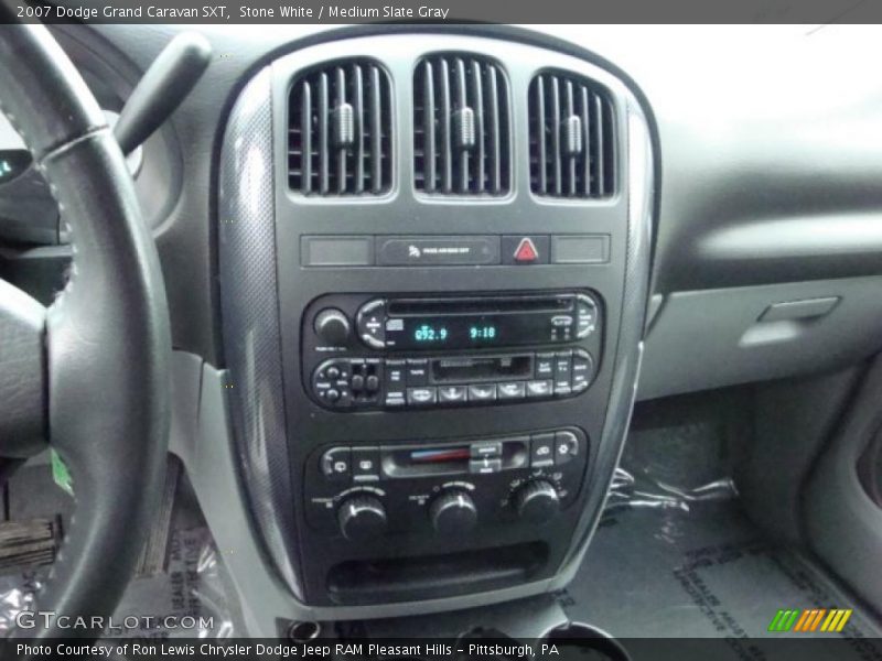 Stone White / Medium Slate Gray 2007 Dodge Grand Caravan SXT