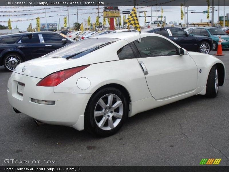 Pikes Peak White / Carbon Black 2003 Nissan 350Z Coupe