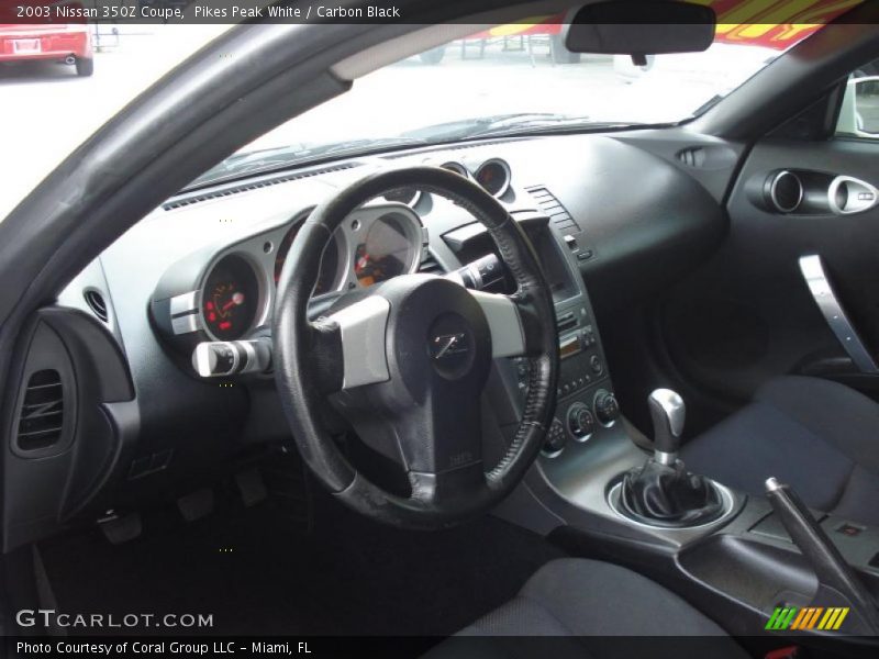 Pikes Peak White / Carbon Black 2003 Nissan 350Z Coupe