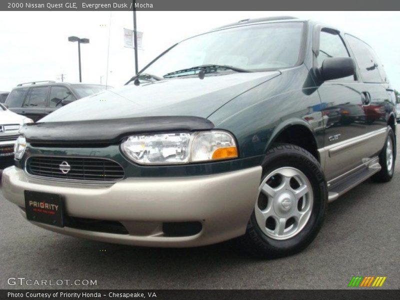 Evergreen Dusk / Mocha 2000 Nissan Quest GLE