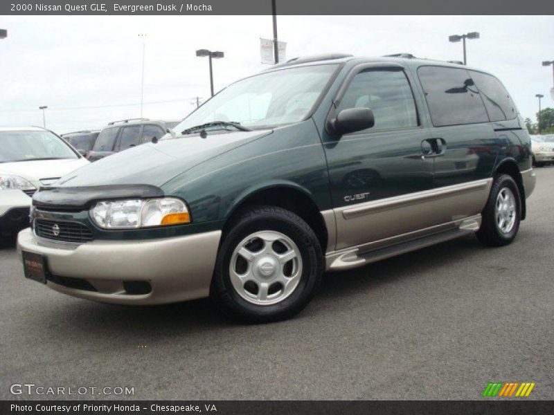 Evergreen Dusk / Mocha 2000 Nissan Quest GLE