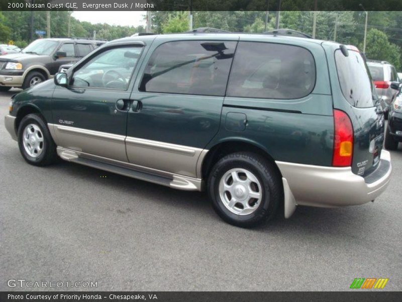 Evergreen Dusk / Mocha 2000 Nissan Quest GLE