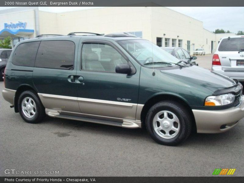 Evergreen Dusk / Mocha 2000 Nissan Quest GLE