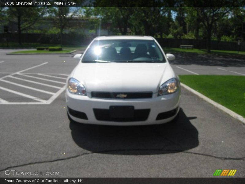 White / Gray 2008 Chevrolet Impala SS