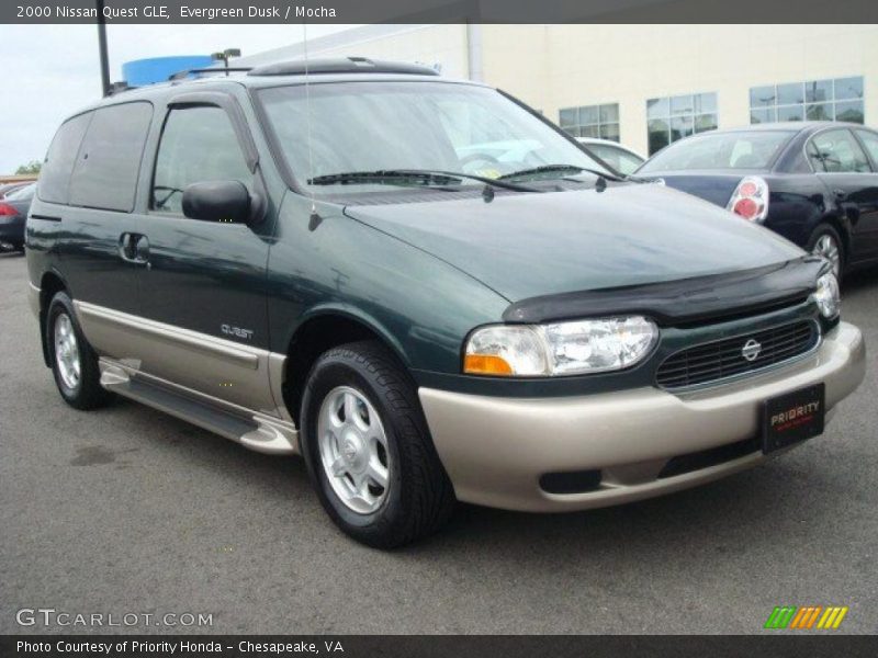 Evergreen Dusk / Mocha 2000 Nissan Quest GLE