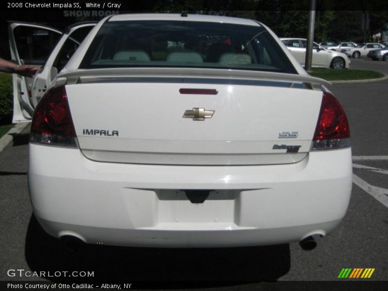 White / Gray 2008 Chevrolet Impala SS
