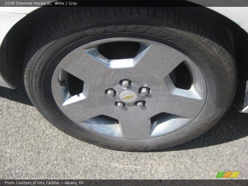 White / Gray 2008 Chevrolet Impala SS