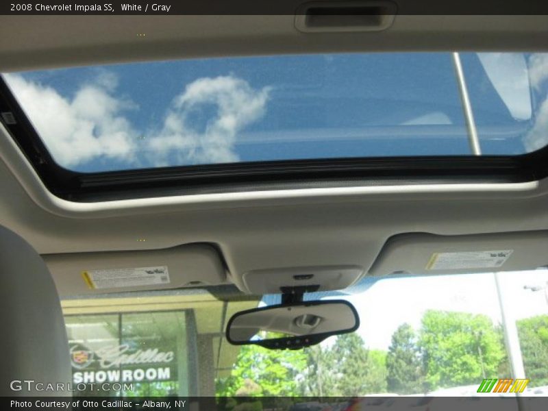 White / Gray 2008 Chevrolet Impala SS