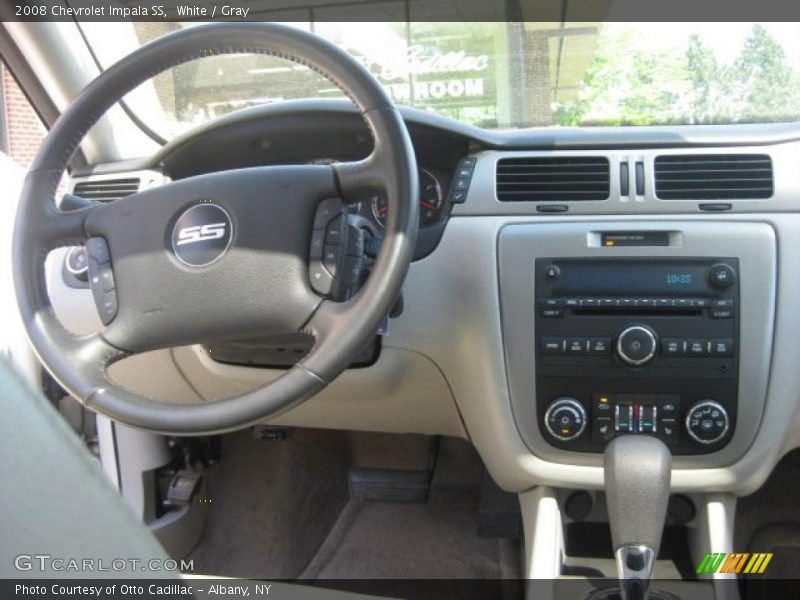 White / Gray 2008 Chevrolet Impala SS