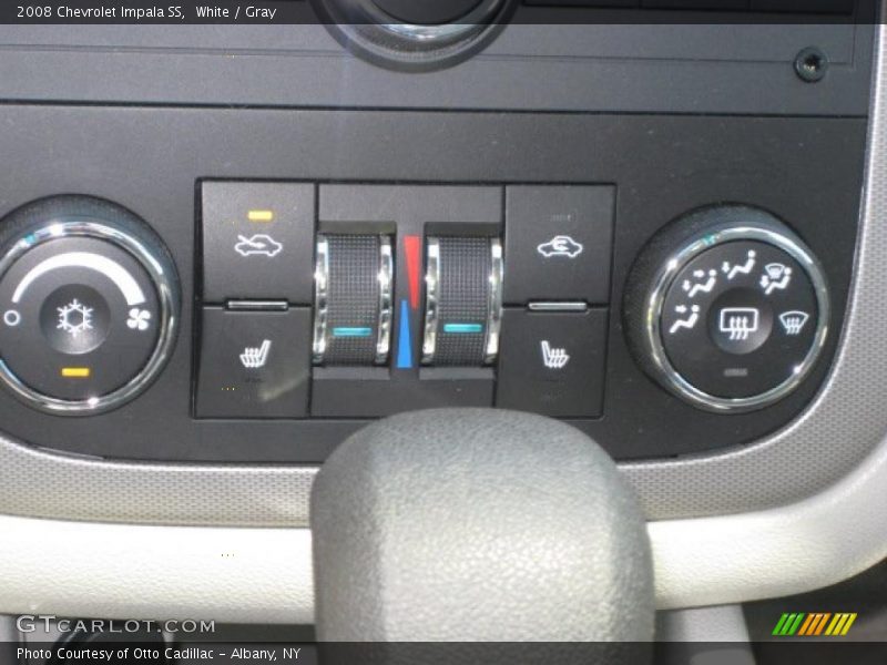 White / Gray 2008 Chevrolet Impala SS