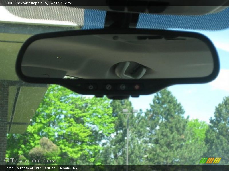 White / Gray 2008 Chevrolet Impala SS