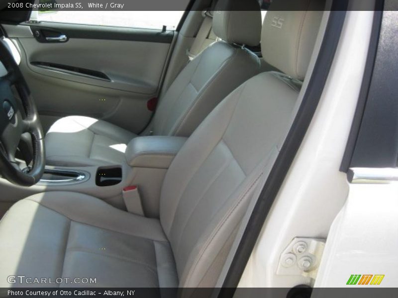 White / Gray 2008 Chevrolet Impala SS