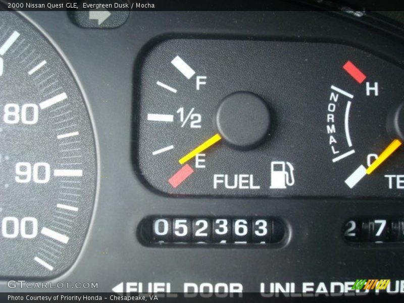 Evergreen Dusk / Mocha 2000 Nissan Quest GLE