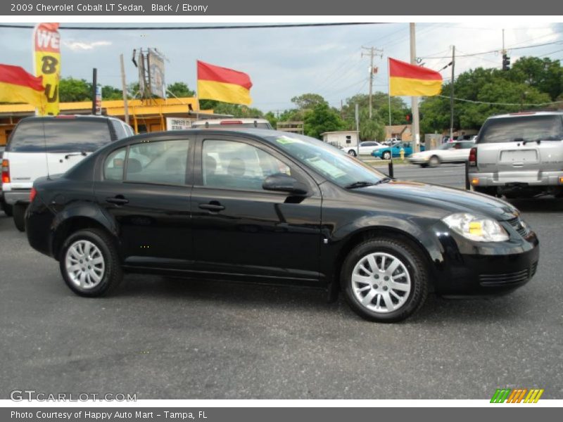 Black / Ebony 2009 Chevrolet Cobalt LT Sedan