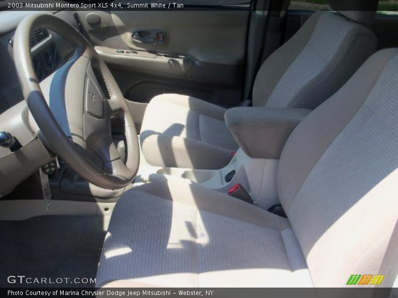 Summit White / Tan 2003 Mitsubishi Montero Sport XLS 4x4