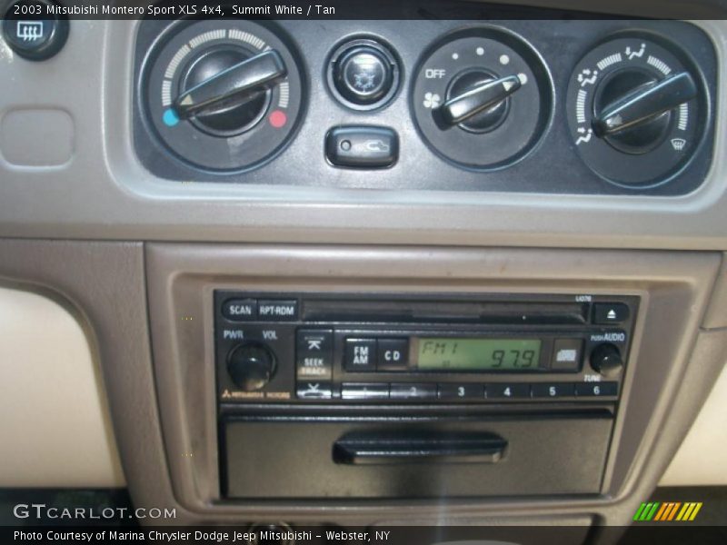 Summit White / Tan 2003 Mitsubishi Montero Sport XLS 4x4