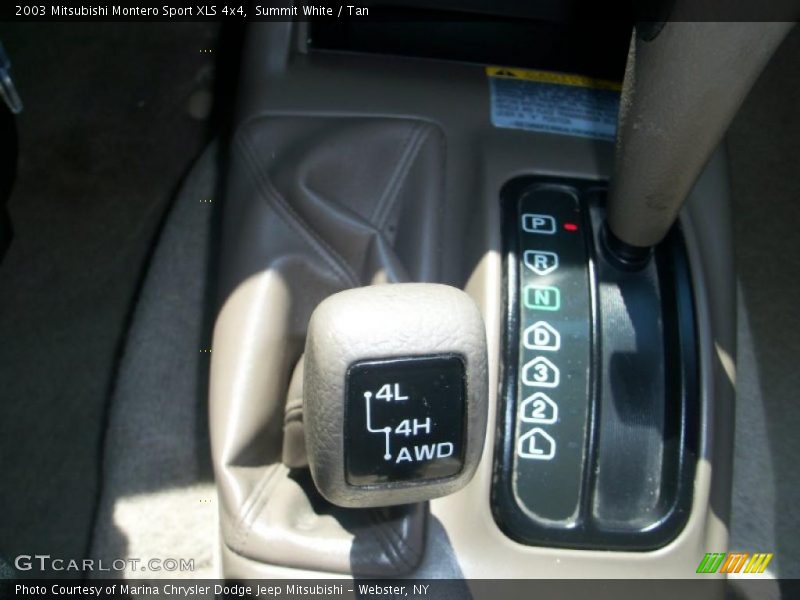 Summit White / Tan 2003 Mitsubishi Montero Sport XLS 4x4