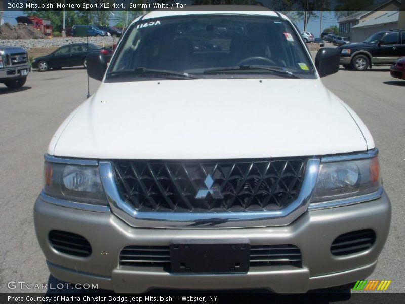 Summit White / Tan 2003 Mitsubishi Montero Sport XLS 4x4