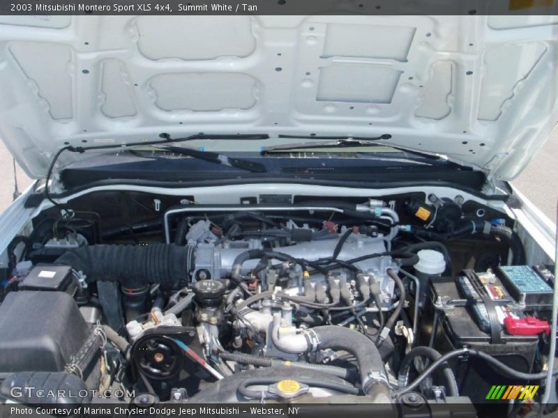 Summit White / Tan 2003 Mitsubishi Montero Sport XLS 4x4