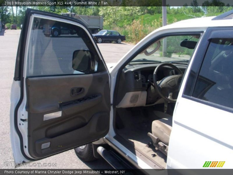 Summit White / Tan 2003 Mitsubishi Montero Sport XLS 4x4