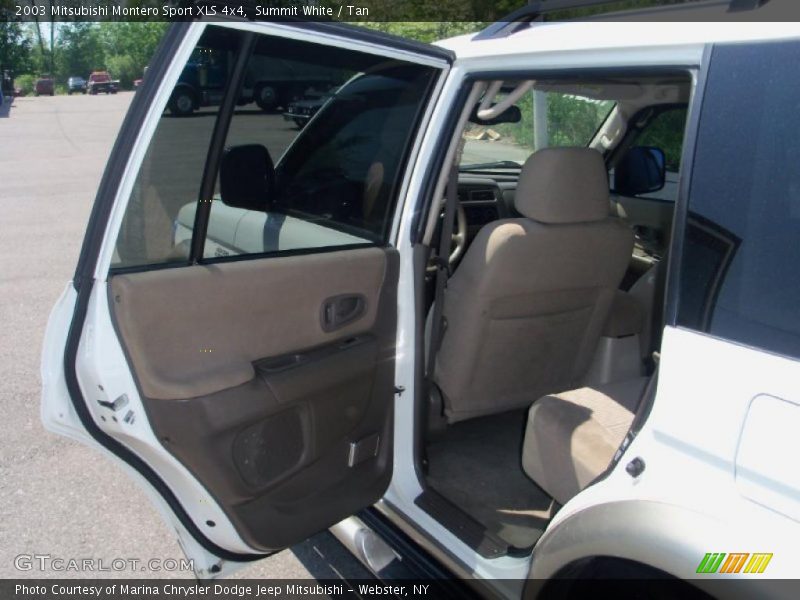 Summit White / Tan 2003 Mitsubishi Montero Sport XLS 4x4
