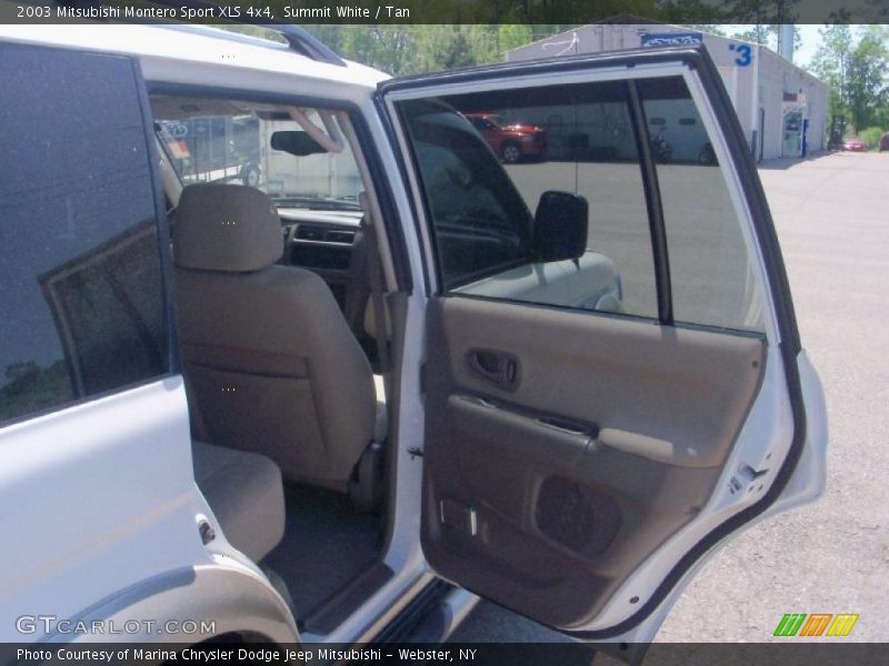 Summit White / Tan 2003 Mitsubishi Montero Sport XLS 4x4