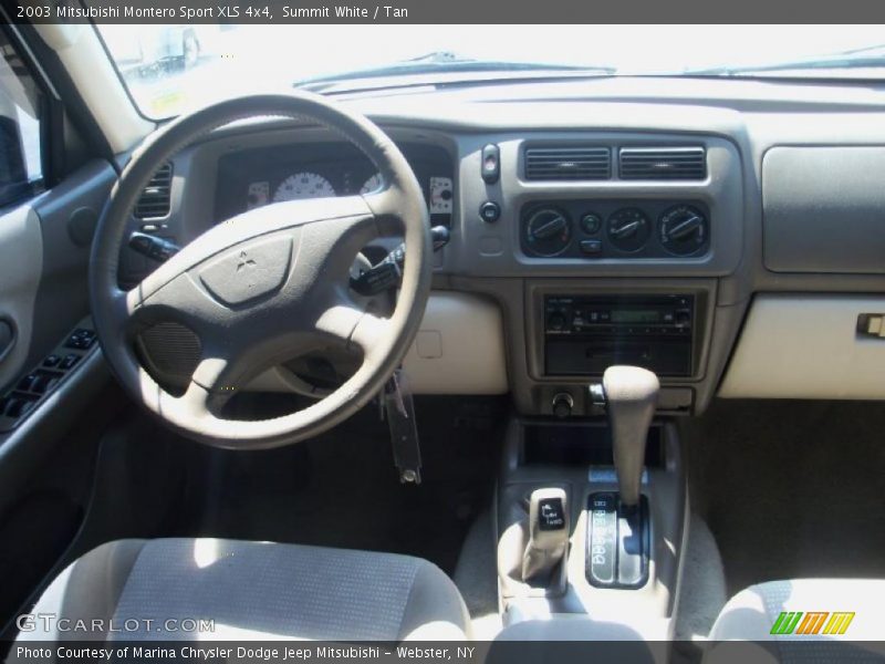 Summit White / Tan 2003 Mitsubishi Montero Sport XLS 4x4