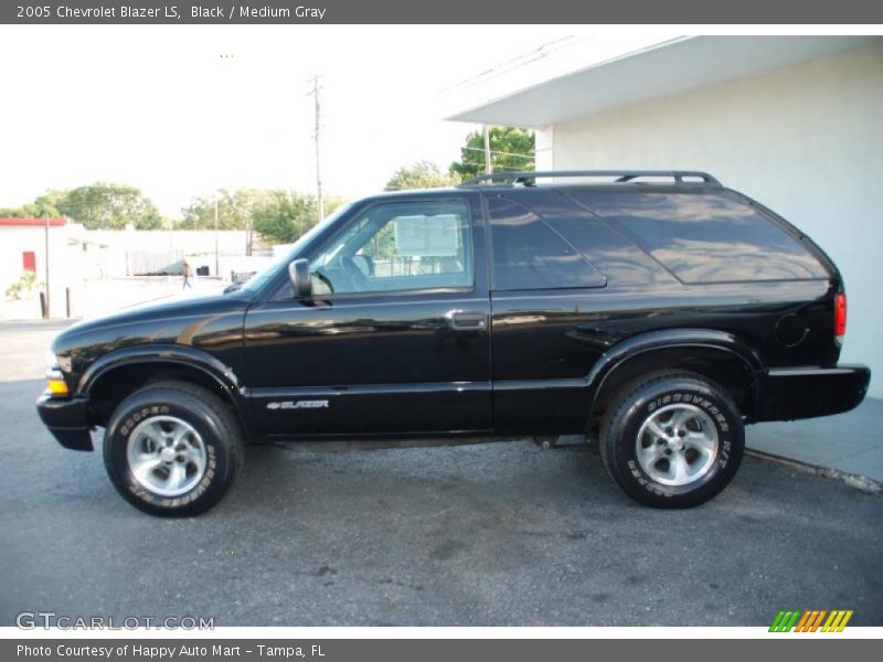 Black / Medium Gray 2005 Chevrolet Blazer LS