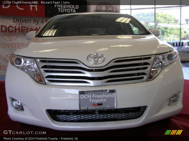 Blizzard Pearl / Ivory 2009 Toyota Venza AWD