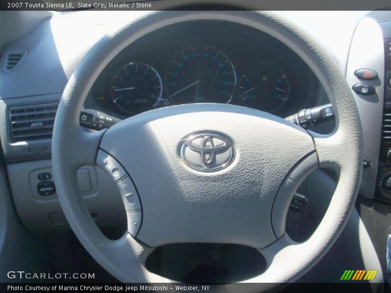 Slate Gray Metallic / Stone 2007 Toyota Sienna LE