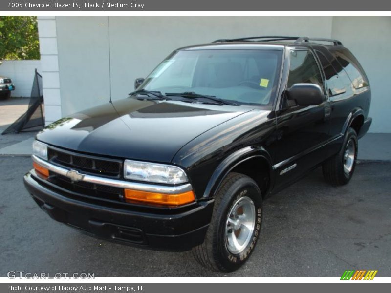 Black / Medium Gray 2005 Chevrolet Blazer LS