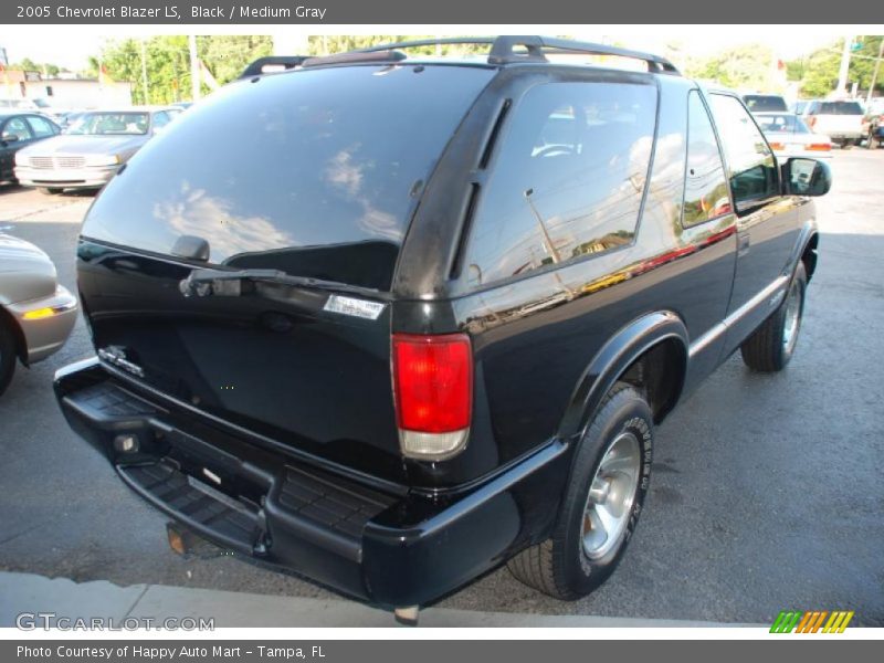 Black / Medium Gray 2005 Chevrolet Blazer LS
