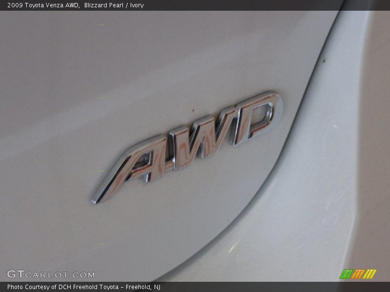 Blizzard Pearl / Ivory 2009 Toyota Venza AWD