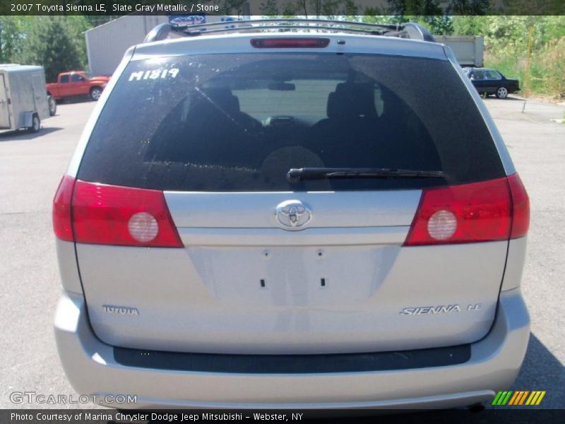 Slate Gray Metallic / Stone 2007 Toyota Sienna LE