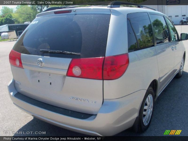 Slate Gray Metallic / Stone 2007 Toyota Sienna LE