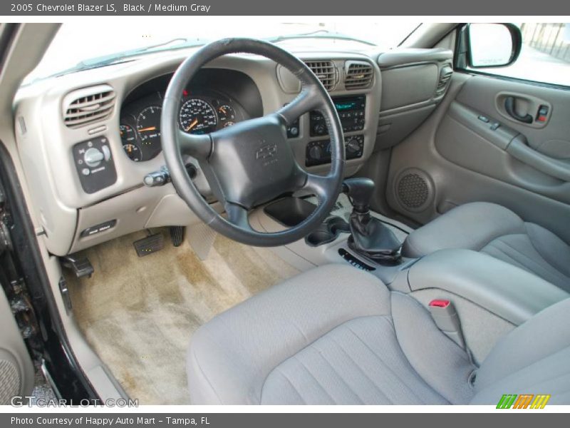 Black / Medium Gray 2005 Chevrolet Blazer LS