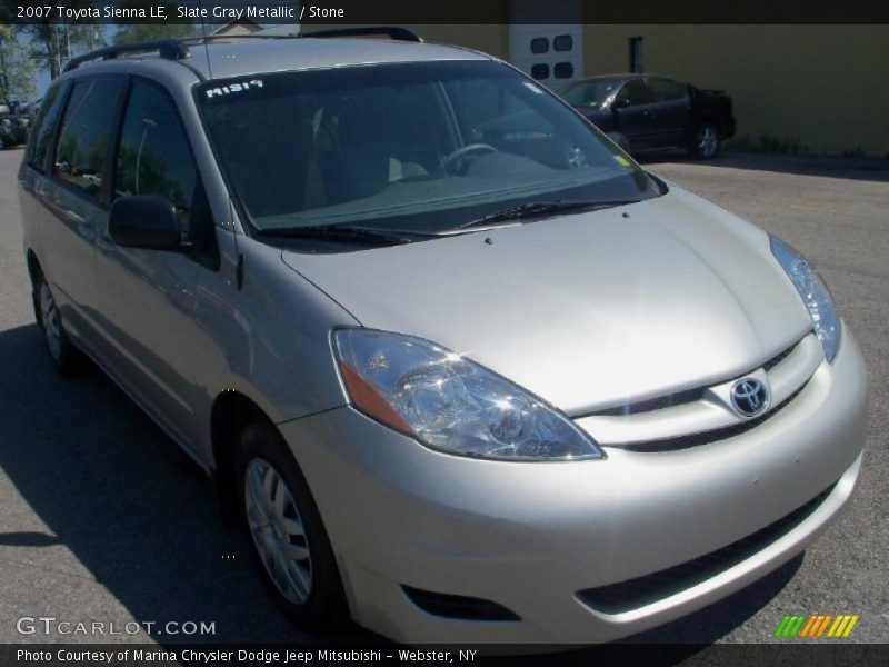 Slate Gray Metallic / Stone 2007 Toyota Sienna LE