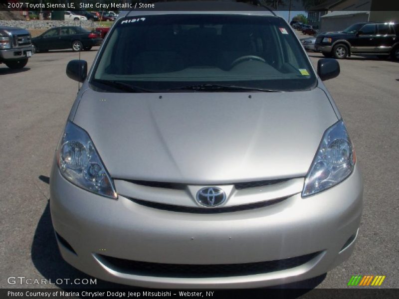 Slate Gray Metallic / Stone 2007 Toyota Sienna LE