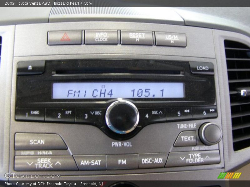 Blizzard Pearl / Ivory 2009 Toyota Venza AWD