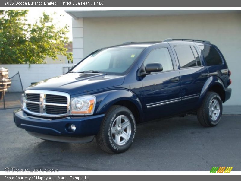 Patriot Blue Pearl / Khaki 2005 Dodge Durango Limited