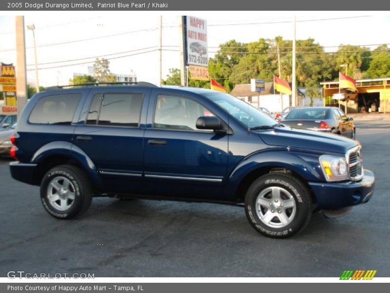 Patriot Blue Pearl / Khaki 2005 Dodge Durango Limited