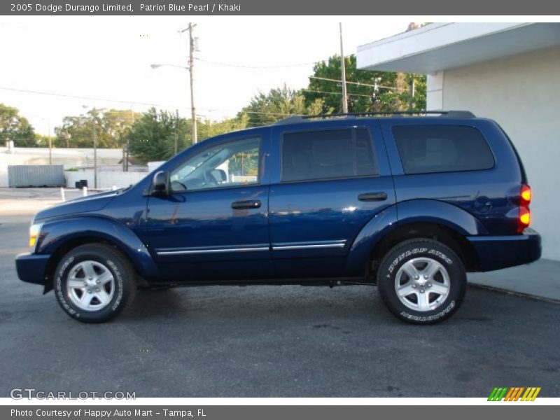 Patriot Blue Pearl / Khaki 2005 Dodge Durango Limited