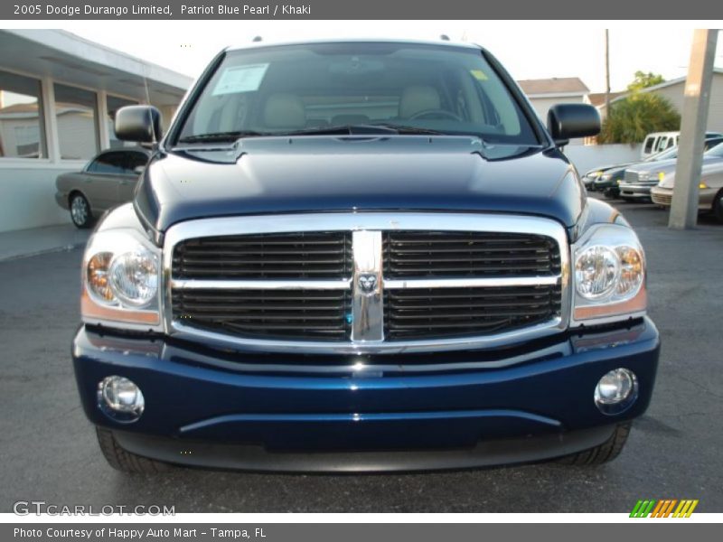 Patriot Blue Pearl / Khaki 2005 Dodge Durango Limited