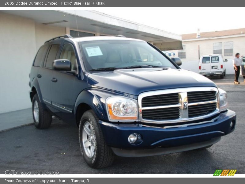 Patriot Blue Pearl / Khaki 2005 Dodge Durango Limited